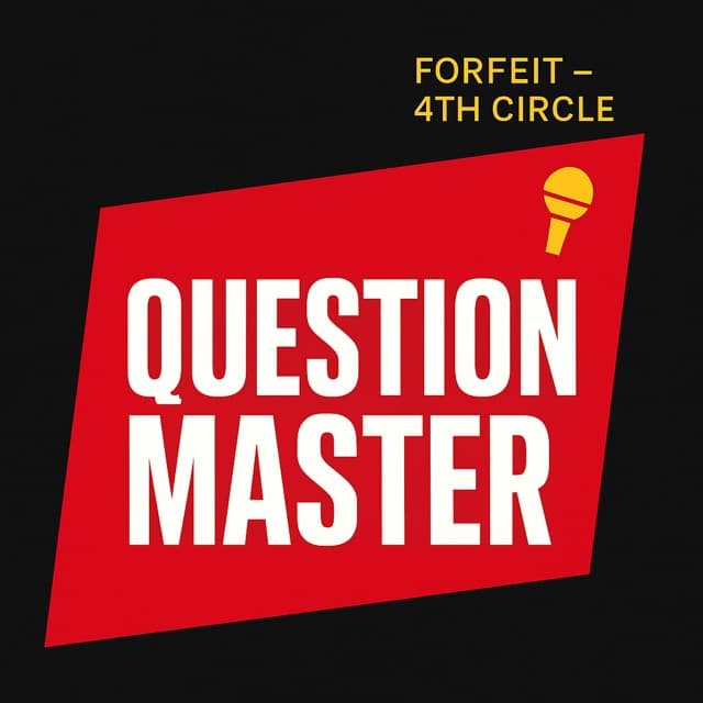 Question Master: One Question, No Escape — forfeit card illustration